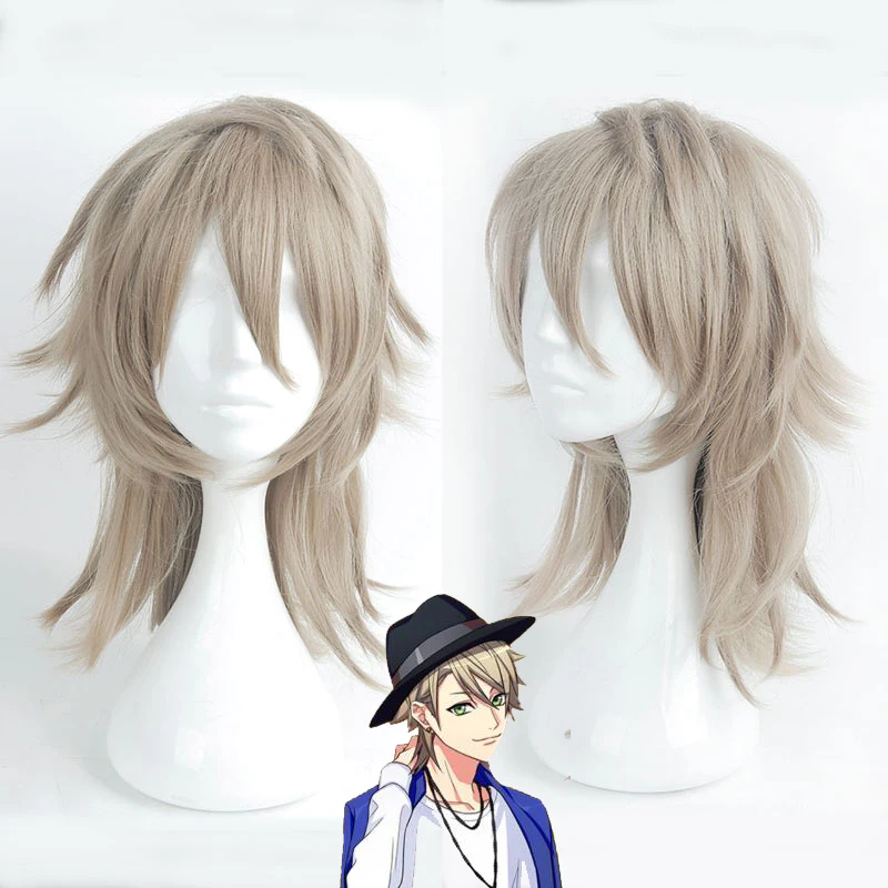 New Hand Tour A3! Cosplay Wigs Kazunari Miyoshi Halloween Carnival Party | Тематическая одежда и униформа