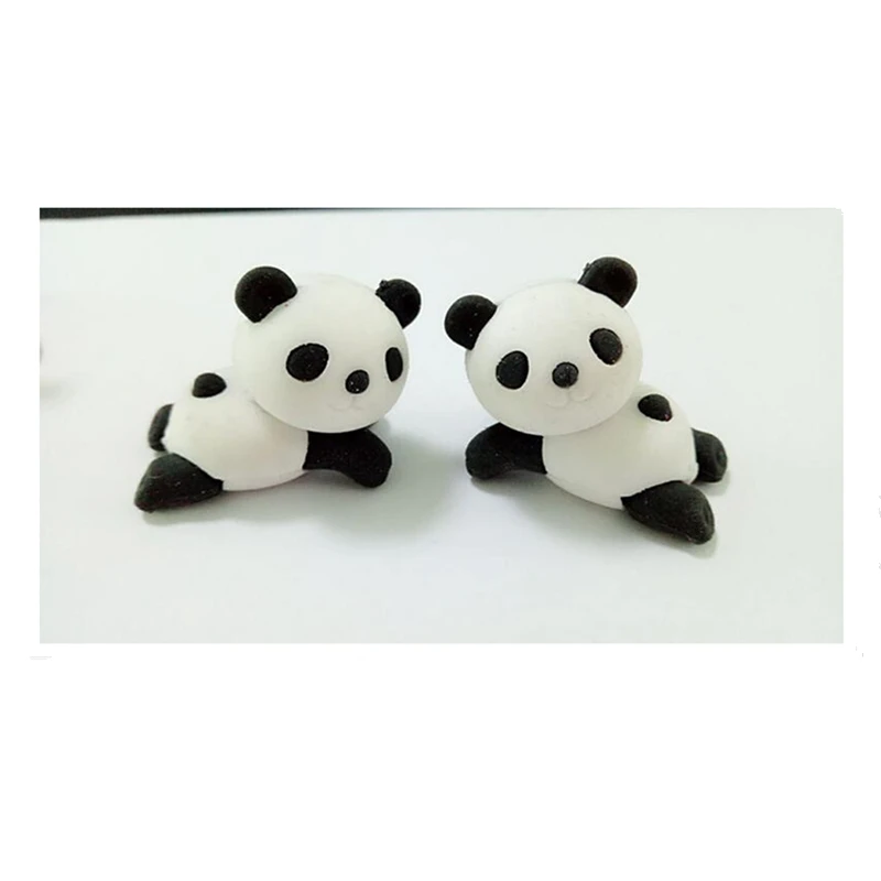 Adroable животное 3D панда резиновый ластик каваи креативные милые школьные