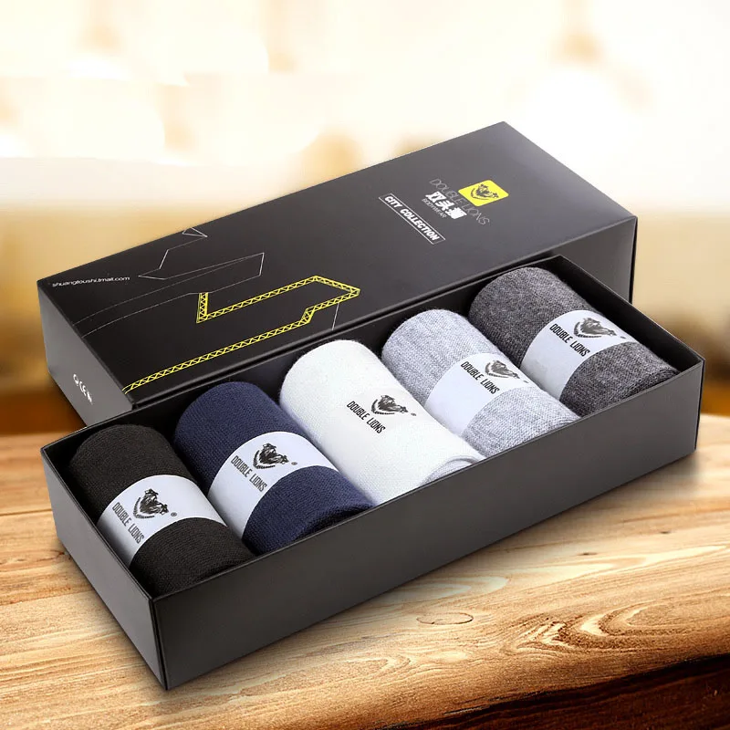 Модные брендовые модельные носки мужские высококачественные классические