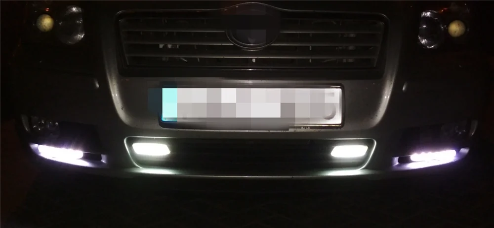 2 шт. светодиодный мотоциклетные Автомобильные дневные ходовые огни