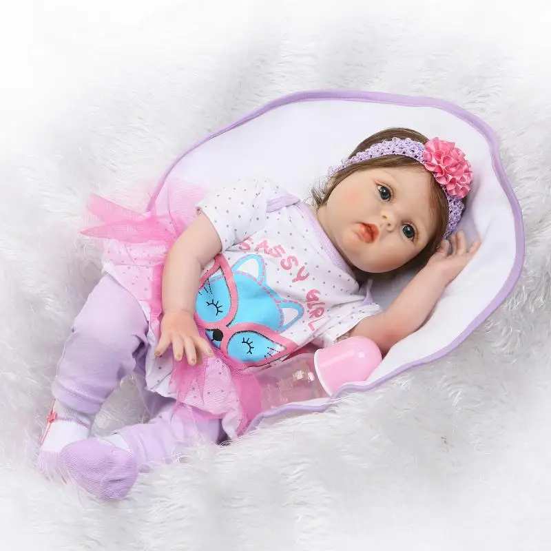 NPKCOLLECTION reborn baby с высоким качеством волокон волос и мягкое Настоящее прикосновение ткани тела очень милая одежда куклы игрушки для детей