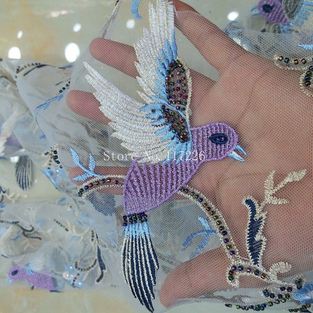 Элегантная африканская кружевная ткань высокого качества из искусственного