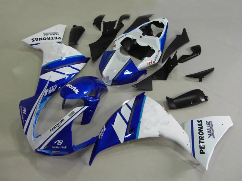 Комплект обтекателей для мотоцикла YAMAHA YZFR1 09 10 11 YZF R1 2009 2010 2011 YZF1000 yzfr1 ABS белый синий