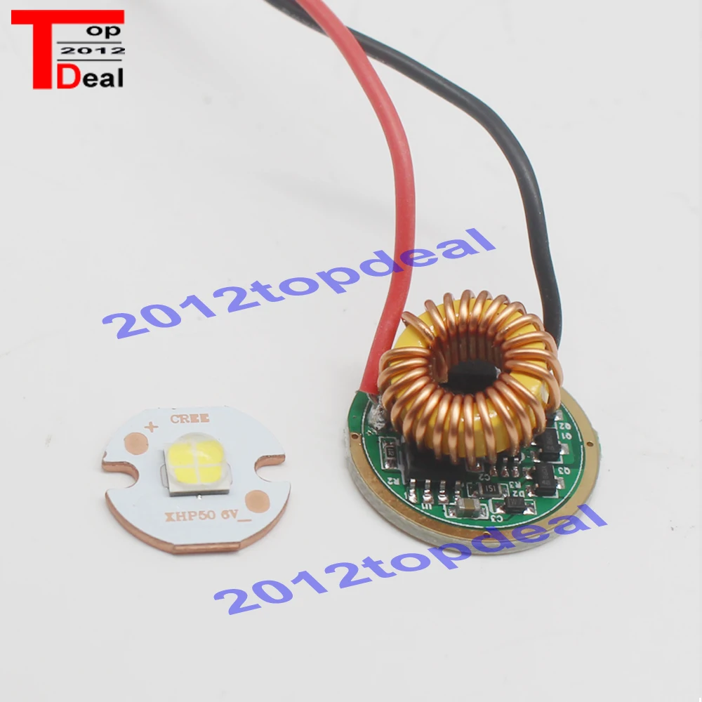 CREE XHP50 холодный белый 6500k светодиодный излучатель 6 в с 16 мм 20 Cooper PCB + 1 Режим 5