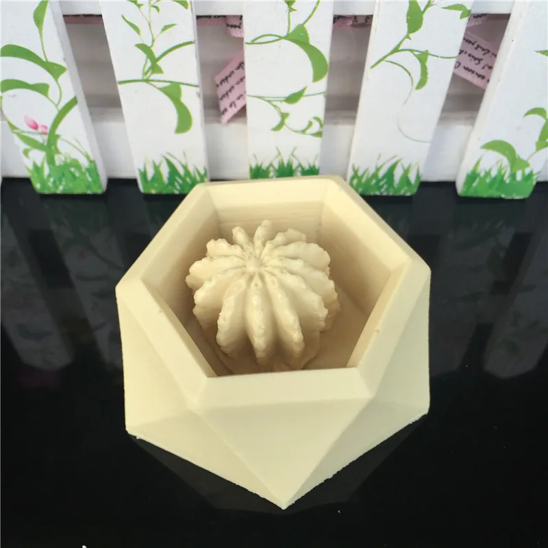 Силиконовые бетонные НОВЫЕ геометрические 3D ваза ручной работы формы для