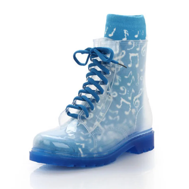 Женские резиновые сапоги Koovan лидер продаж 2017 прозрачные для женщин женская обувь