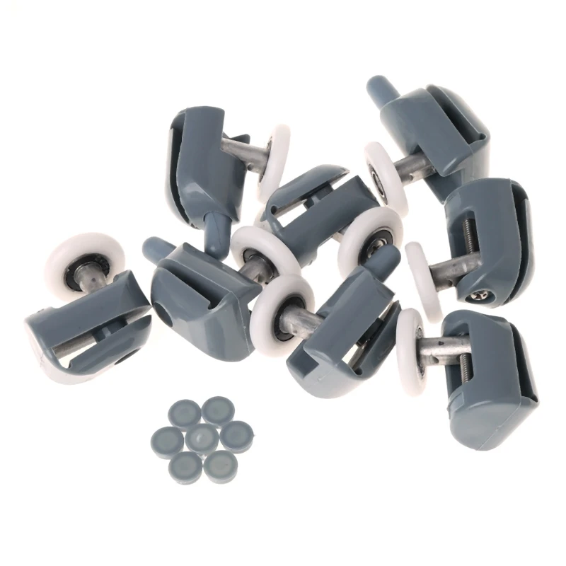 

8 Pcs Single Shower Door Rollers / Runners / Wheels / Pulleys / Radio 25 mm Diameter Home Bathroom Replacement Parts L15