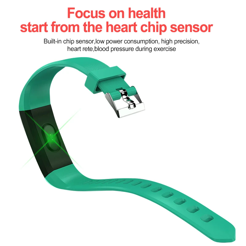 Спортивный смарт браслет с Bluetooth пульсометр артериальное давление фитнес трекер