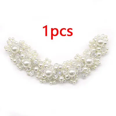 1PCS Style 4 Цветок кристалл заколки для волос популярный свадебный ободок с жемчужинами Стразы шпильки для прически невесты заколки для волос аксессуары для волос для женщин - Цвет: 1PCS Style 4