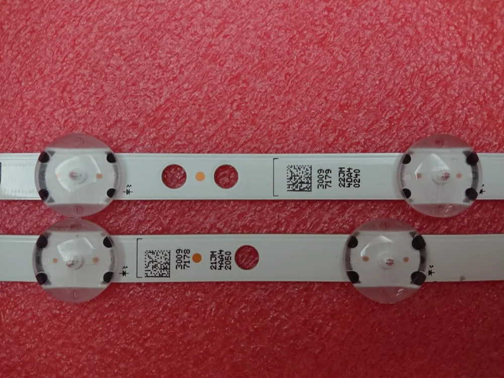 6 шт Светодиодная подсветка полосы для Toshiba 49U5863DB 49U6763DA 49U6763DB 49U5766DB VESTEL 49 UHD DRT VNB A B
