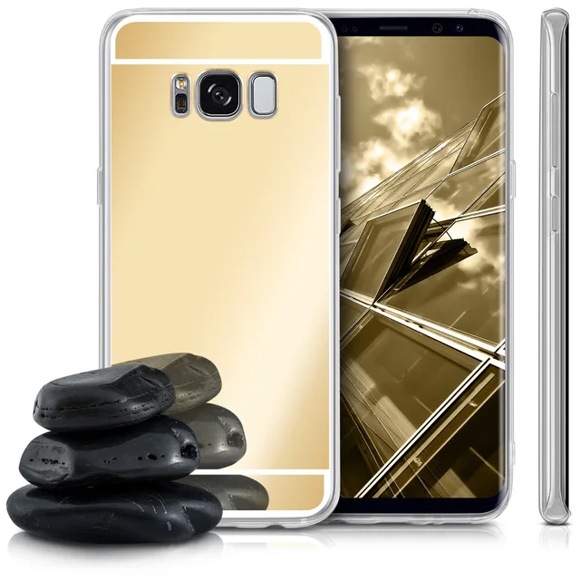 Gold Чехол для samsung Galaxy A50 Note 10+ Мягкий Бампер для Galaxy A7 A70 A50 A40 A30 A20 A10 чехол для телефона с зеркальным блеском - Цвет: Gold