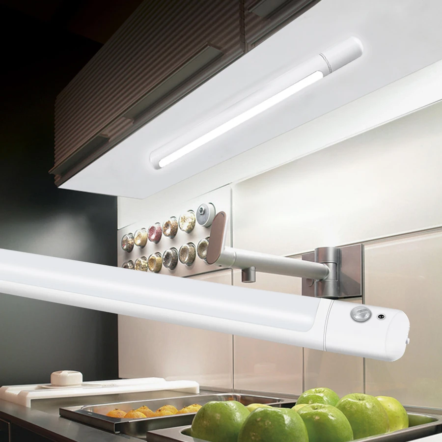 Foxanon LED Cabinet Light 2 Вт движения PIR Сенсор шкаф свет DC 5V освещение для гардероба Кухня