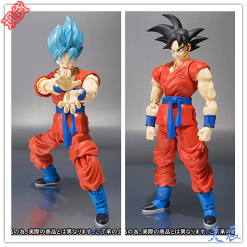 Новый аниме Fukkatsu No F Super Saiyan God SS Gokou Goku фигурка S. H. Figuarts (SHF) Dragon Ball Z игрушка 16 см