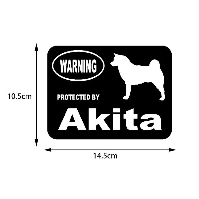 Автомобильный Стайлинг от Akita защищенный милый забавный автомобиль наклейки
