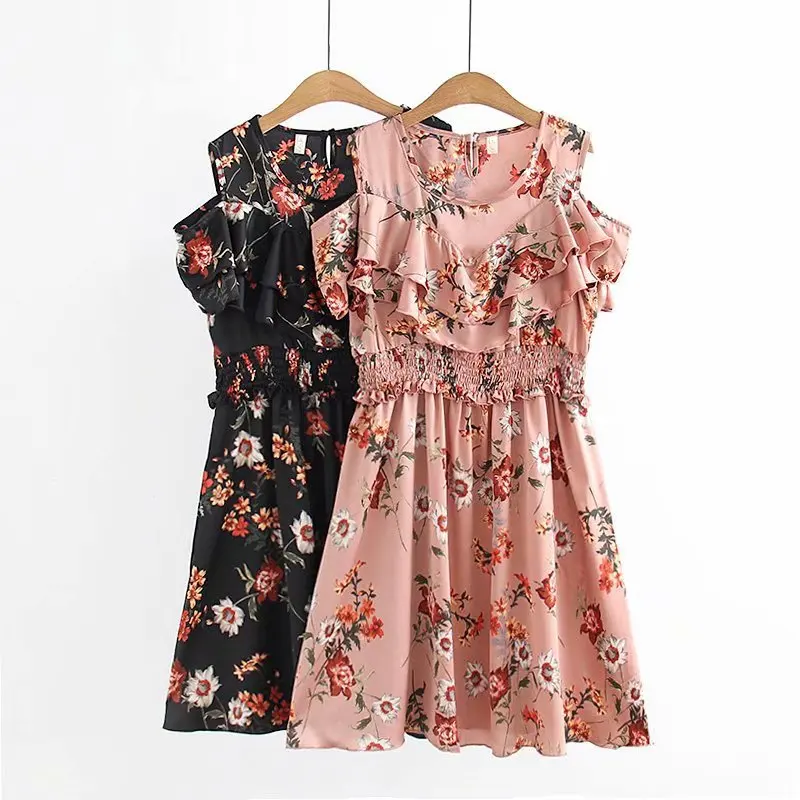 2019 Повседневные платья больших размеров летняя женская одежда модное свободное