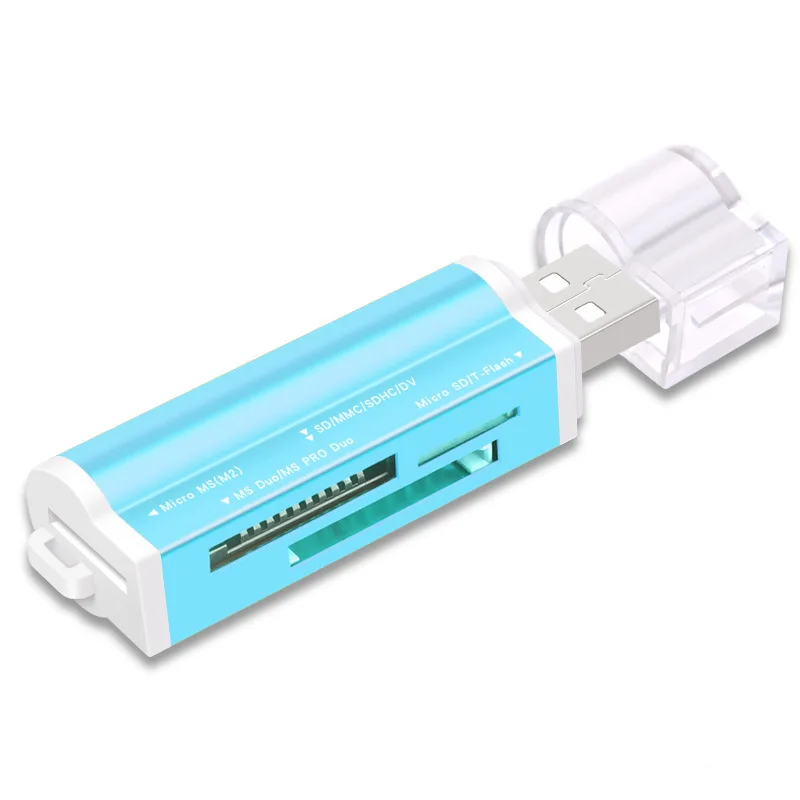 Larryjoe Высокое качество USB 2 0 все в 1 мульти устройство для чтения карт памяти T Flash MMC