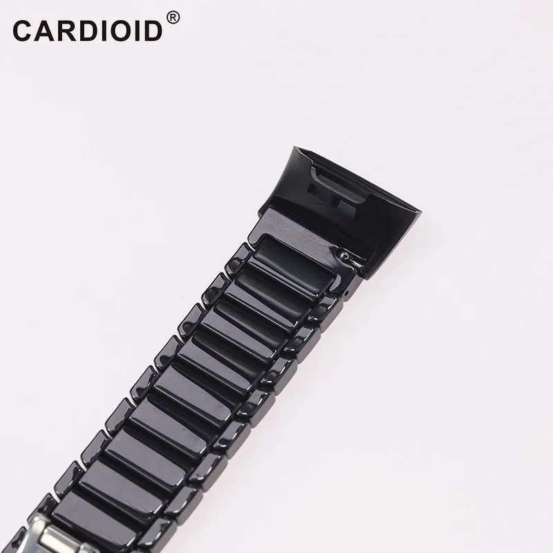 Керамический мм 18 мм модный мужской ремешок для Fitbit Charge3 серии Unbreak часы полосы полировка Гладкий Ремешок Часы Аксессуары