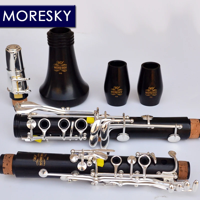 Кларнет MORESKY Falling Tune B кларнет из черного дерева 17 ключей кларнет M6