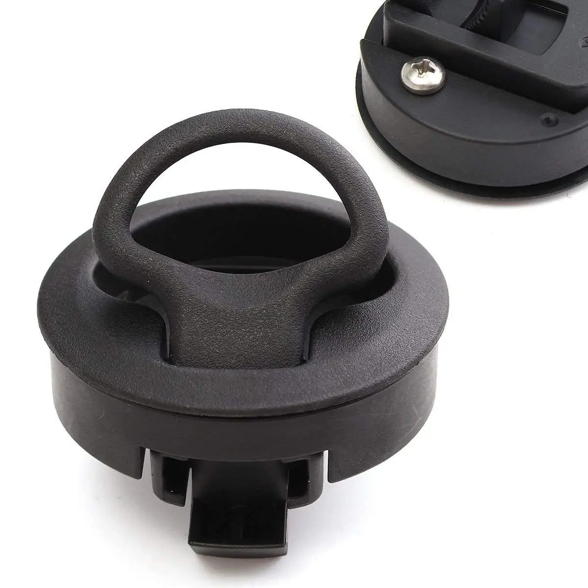 4 шт. круглая черная заподлицо защелка для RV лодки морской палубы люк замена двери