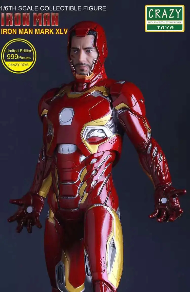 1:6 Сумасшедшие игрушки Железный человек Tony 12 &quotограниченное издание Мстители