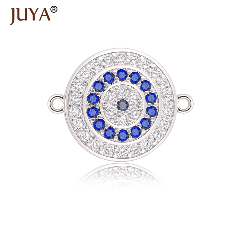 Juya модные медные инкрустированные прозрачные и синие циркониевые турецкие