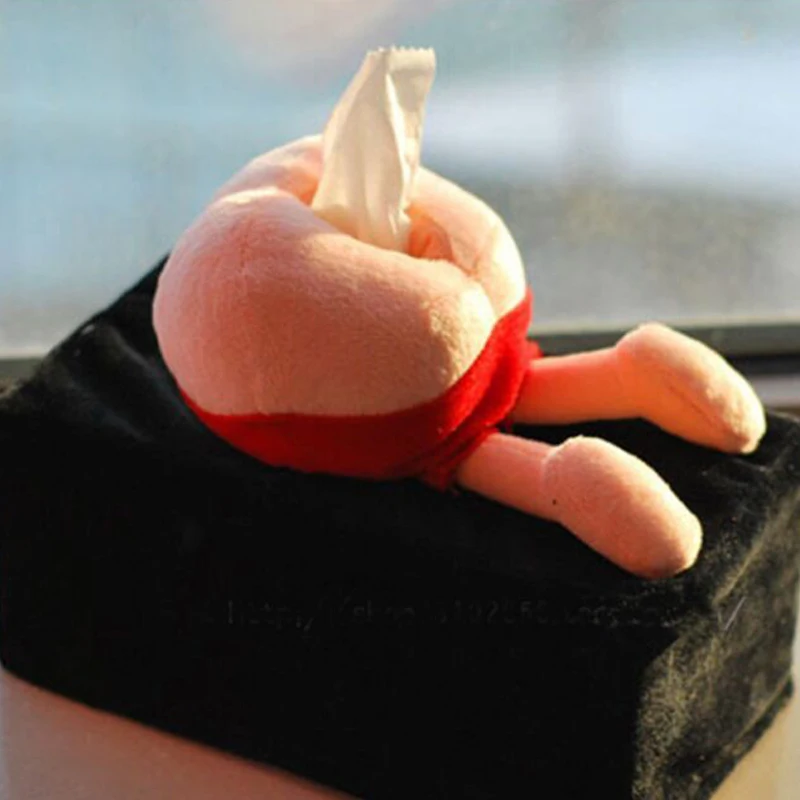 Creative Ass Tissue Holder Paper Box Toilet Napkin Holders Case Bathroom Storage Car Office Decors | Дом и сад