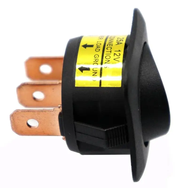 VODOOL 10 шт./лот 12V 25A Автомобиль Лодка Грузовик Мотоцикл ATV свет SPST ON/OFF 3Pin Кулисные
