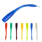 10 pc Fishing Lure Soft Bait Wobblers Easy Shiner Jig Head Silicone Worm Pesca Fishing Tackle intimate Accessories