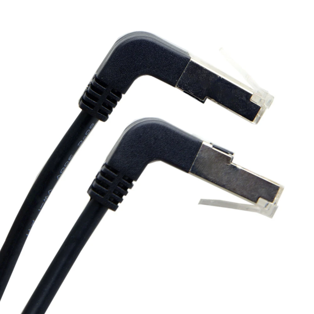 MLLSE вниз и вверх Угловой 90 D 8P8C FTP STP UTP Cat 5e Lan Ethernet патч кабель 50 см CB0525|cable ethernet|cable