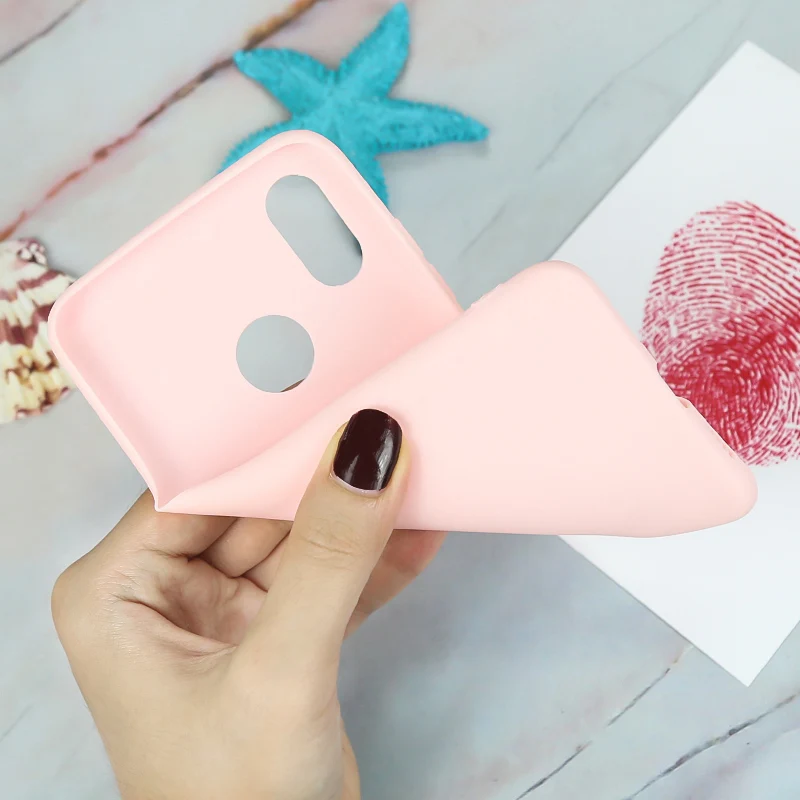 Мягкий матовый чехол для Honor 8X 8C 8S 8 A силикон Конфета цвет huawei 10 10i 9i Lite 7A Pro задняя