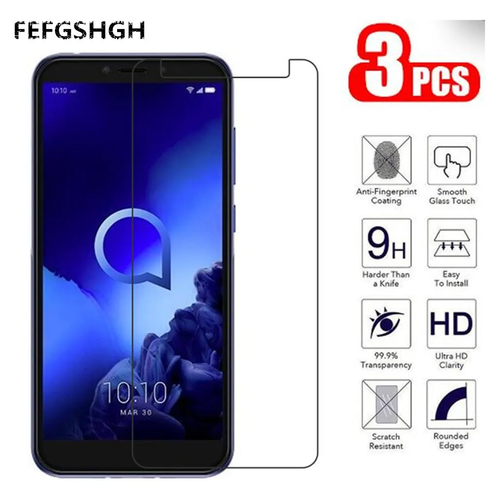 Защитное стекло закаленное 2.5D 9H для Alcatel 1 S 2019 5024D 5024Y 5024K защитная пленка |