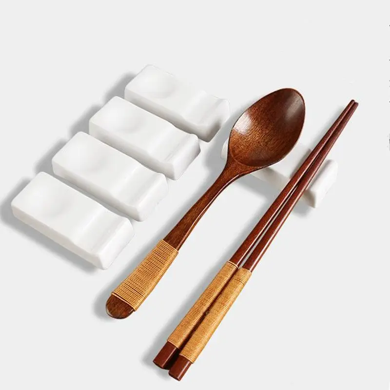 Multipurpose Tableware Chopsticks Holder Storage Rack Ceramics Rest Dinner Spoon Stand Knife Fork F20174032 | Дом и сад