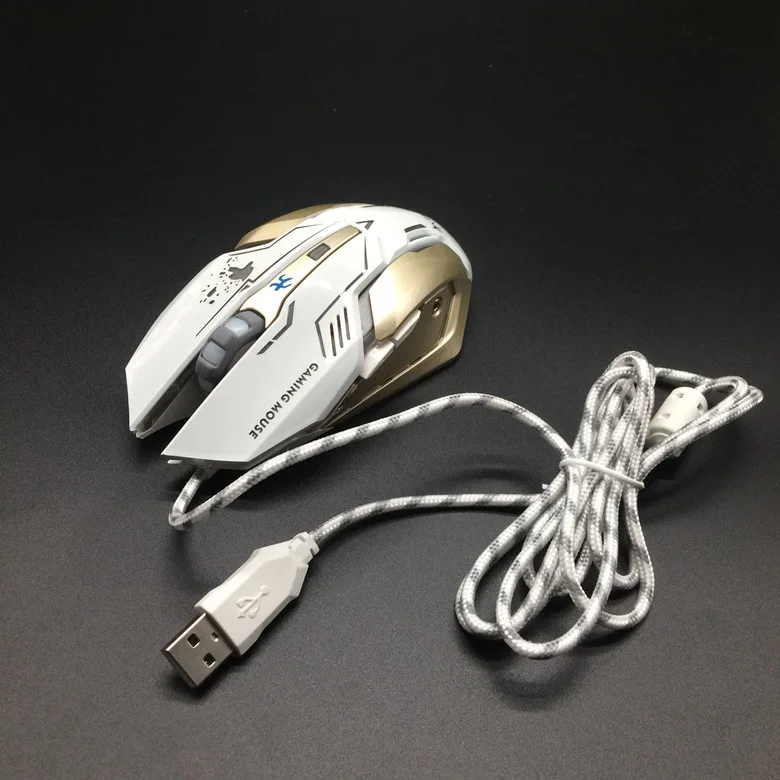 Профессиональная игровая мышь USB кабель регулируемый 2400 ТОЧЕК/ДЮЙМ оптическая