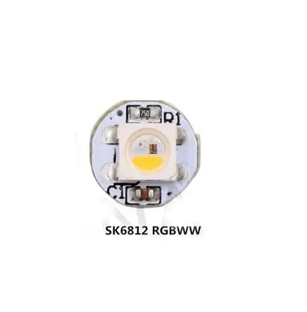 SK6812 RGBWW SK6812(аналог WS2812B) ws2812 светодиодный чип RGBW индивидуальный адресуемый светодиодный пиксельный чип теплоотвод печатной платы для Arduino DIY 5 В - Испускаемый цвет: SK6812 RGBWW