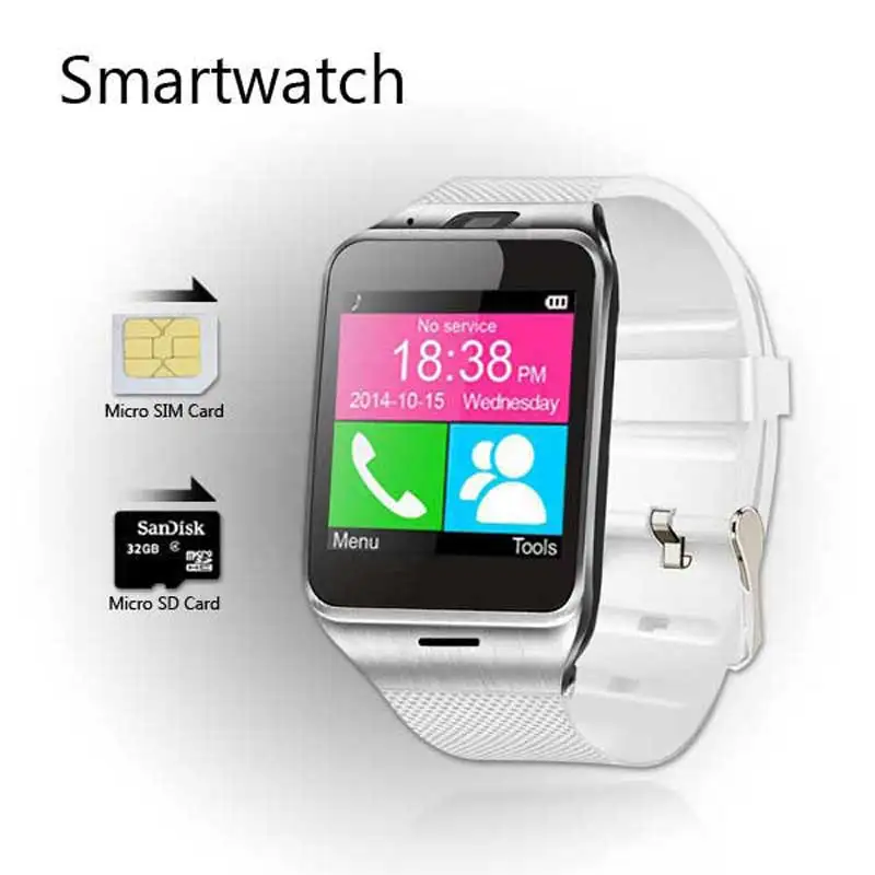 Bluetooth наручные водонепроницаемые Android смарт часы Aplus Gv18 с NFC и SIM картой|watch|watch light