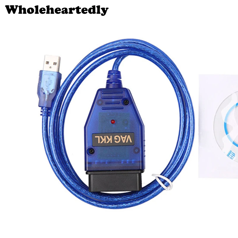 Акция! Vag COM 409 1 KKL OBD2 Диагностический кабель USB Scan инструмент интерфейс для Audi VW SEAT