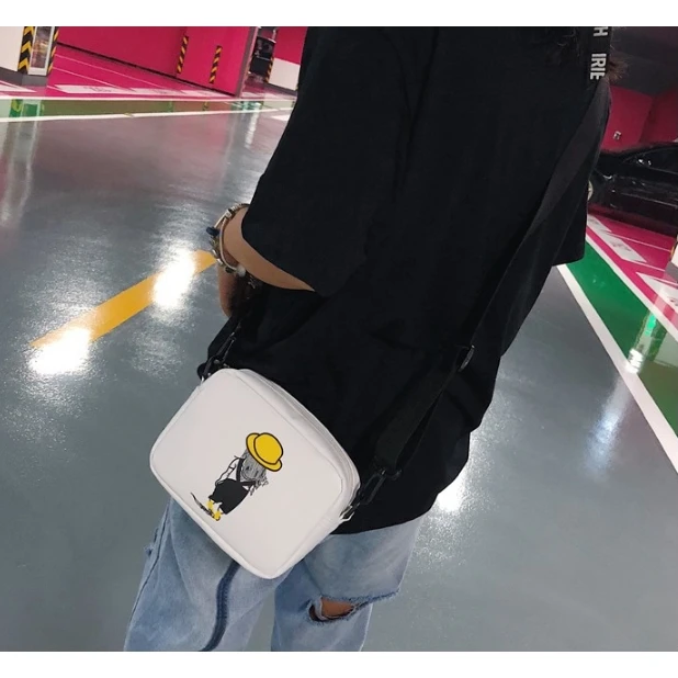 Студенческая цепочка для маленьких девочек сумка через плечо боковой рюкзак