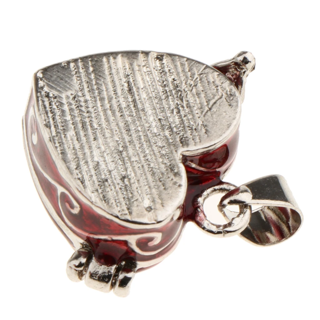 2 шт. эмалированная подвеска в форме сердца открытая сувенир на праха для