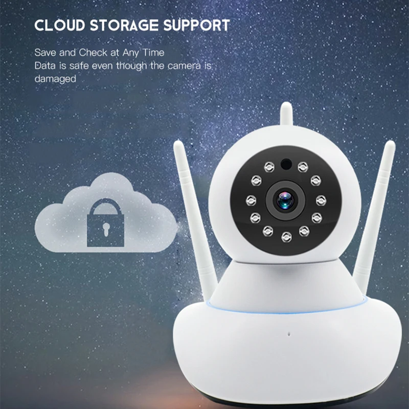 IP камера KPIOCCOK 1080P с углом обзора 355 градусов ночным видением голосовым Интерком