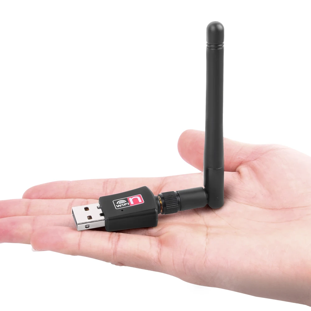 USB WiFi адаптер 300 Мбит/с 2 дБ антенна WiFi USB Ethernet Wi-Fi ключ сетевая карта Мини WiFi приемник ПК Wi Fi адаптер