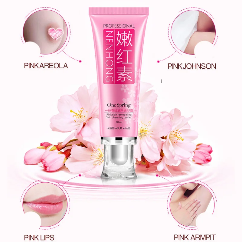 Высококачественный новый ярко-розовый крем для интимных зон отбеливающий