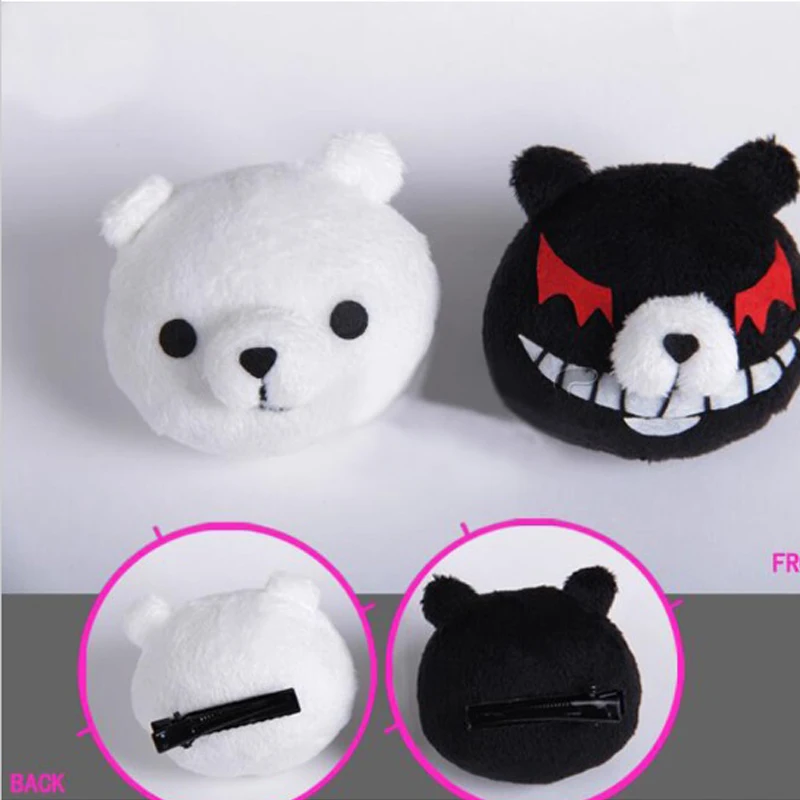 IHYAMS, светлый розовый парик для косплея волос Danganronpa Dangan Ronpa, термостойкие волосветильник ные хвосты + Медведи + шапочка для парика (art.: 7a7c4ce8b) - 7a7c4ce8b