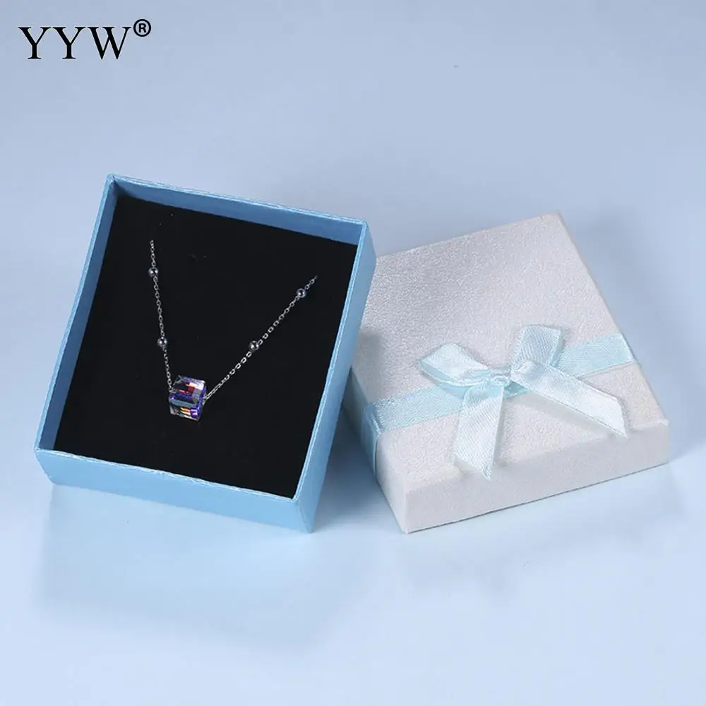 

Cardboard Jewelry Set Paper Box Wholesale For Ring Bracelet Display Showcase Christmas Jewelry Gift Fashion Boxes