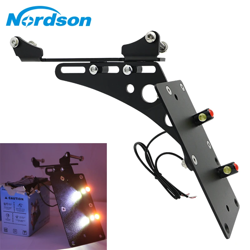 Фонарь для мотоцикла Nordson светодиодный светильник с креплением на номерной знак
