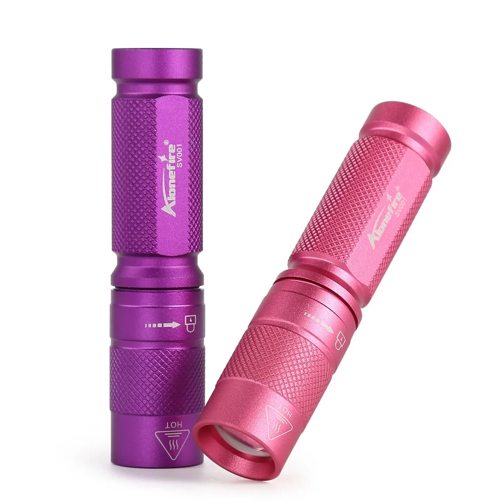 AloneFire SV001 365nm светодиодный UV светильник вспышки фонарь лампа УФ отверждения