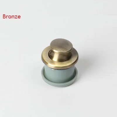 Bronze 4 шт. Скрытая кнопочная ручка шкафа для RV мотор для домашнего шкафа караван - Цвет: Bronze
