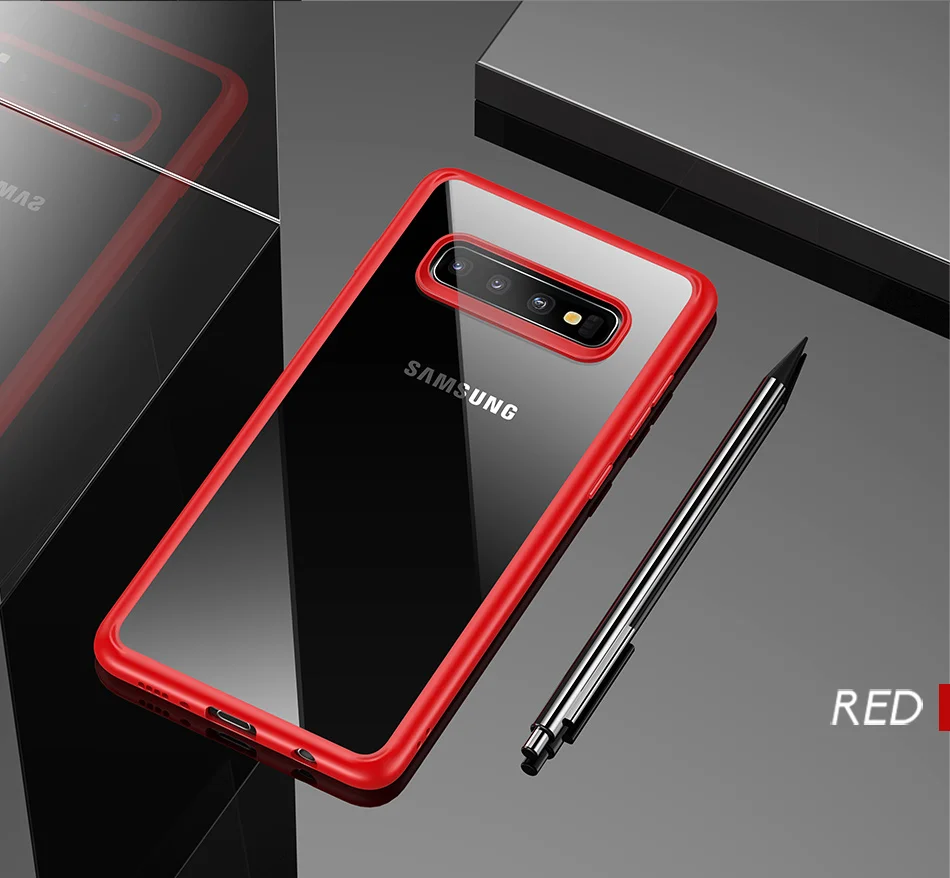 USAMS тонкий защитный чехол для samsung S10 S10 Plus S10E TPU прозрачная задняя крышка полная защита для Galaxy S9 S9 Plus чехол