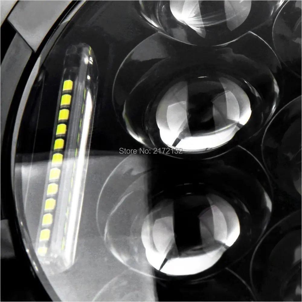 Big Promotion !pcs 7&quot Inch 75W 7inch LED Headlight Head light lamps H4 - H13 FOR Jeep Wrangler JK TJ Y | Автомобили и
