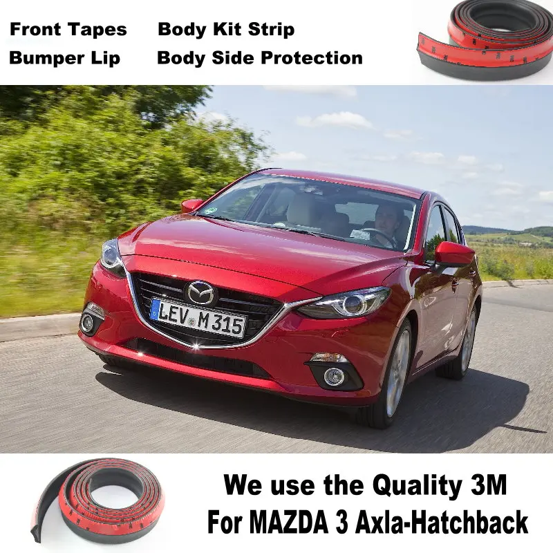 Для Mazda 3 Mazda3 Axla хэчбек бампер для автомобиля губ/передний спойлер дефлектор
