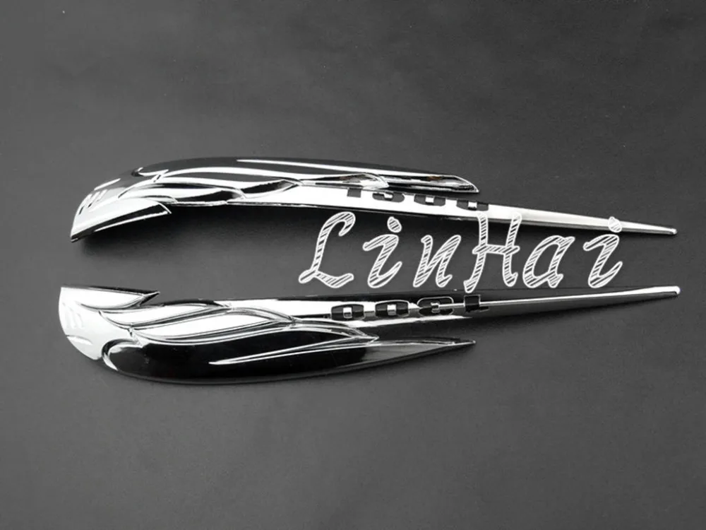 1 пара хромированные наклейки на бензобак Honda VTX 1300 VTX1300|sticker iphone|sticker muralssticker sport |